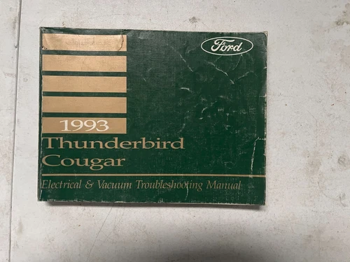 1993 Ford Thunderbird, Mercury Cougar Shop Service Repair Manual CD