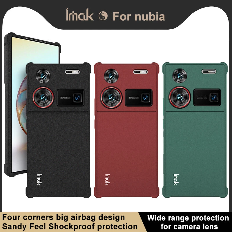 For ZTE nubia Z60 Ultra, imak Shockproof Sandy Matte Soft TPU Rubber Case Cover - Image 2 of 4
