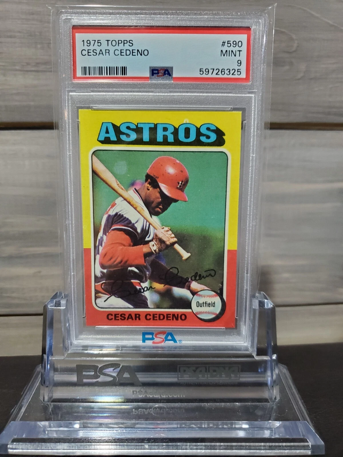 Cesar Cedeno trading card