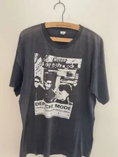 80's Depeche Mode Band Retro Style Black Unisex Tshirt Reprint S-5XL KH11479