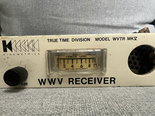 True Time WVTR MK V WWV Short Wave Time Receiver - Zdjęcie 11 z 12