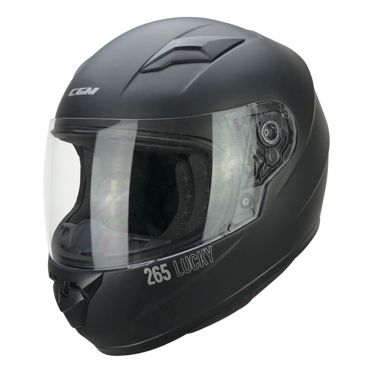 CASCO MOTO BAMBINO CGM 265A LUCKY MONO NERO OPACO ECE 22.06 foto 2