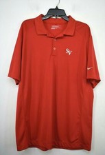 Nike Golf Mens Red Short Sleeve Comfortable Casual Dri-Fit Polo Shirt XL