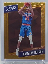 Damyean Dotson 2017-18 Prestige Micro Etch Orange #42 RC New York Knicks