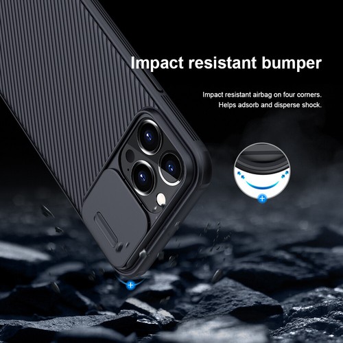 Nillkin Case For iPhone 13/14/15 Pro Max Business Slide Cover Camera Protection - Picture 8 of 27