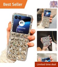 Bumper Case TPU Slim Bling Glitter Holographic Shockproof for Moto Razr 2024