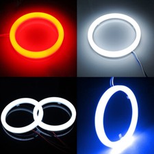 60-120mm Led Cob Light Angel Eyes Halo Rings Drl For Car Headlight Retrofit 2pc 60-120mm Led Cob Light Angel Eyes Halo Rings Drl For Car Headlight Retrofit 2pc