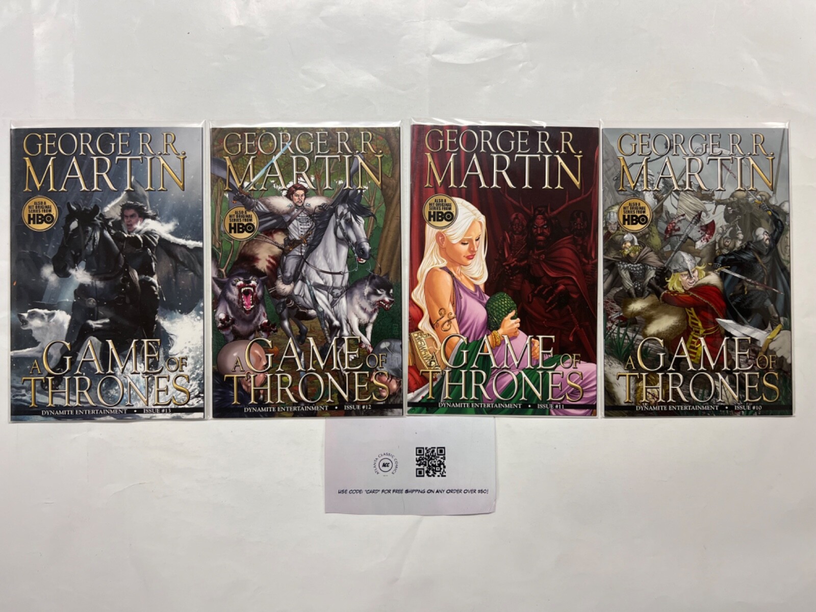 4 A Game Of Thrones Indie Comic Books # 10 11 12 13 46 JS71-image