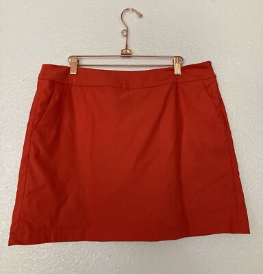 NIKE GOLF Tour Performance Dri Fit Skort Skirt Orange Women's