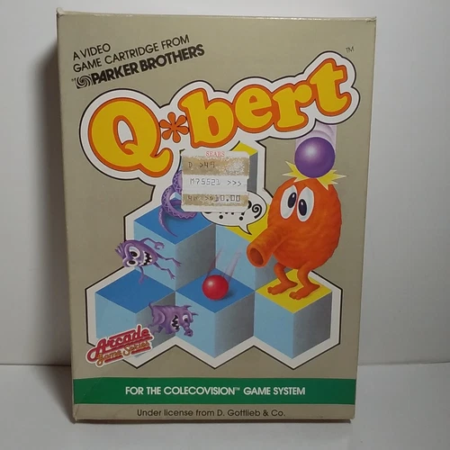 Q*bert Colecovision Untested