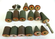 #227 RESIN BONDED RUBBER KIT - CONE TEST - VARIOUS SHAPES ASSORT GRIT CRATEX