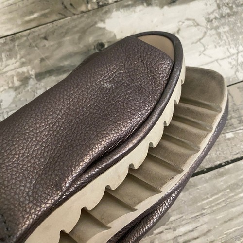 The Flexx Shoreline Pewter Leder Peeptoe Sandalen 8,5 - Bild 9 von 9