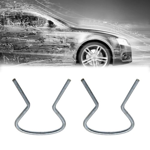 10pcs Door Window Crank Retainer Roll Up Winder Handle Retaining Silver Clips - Picture 8 of 12