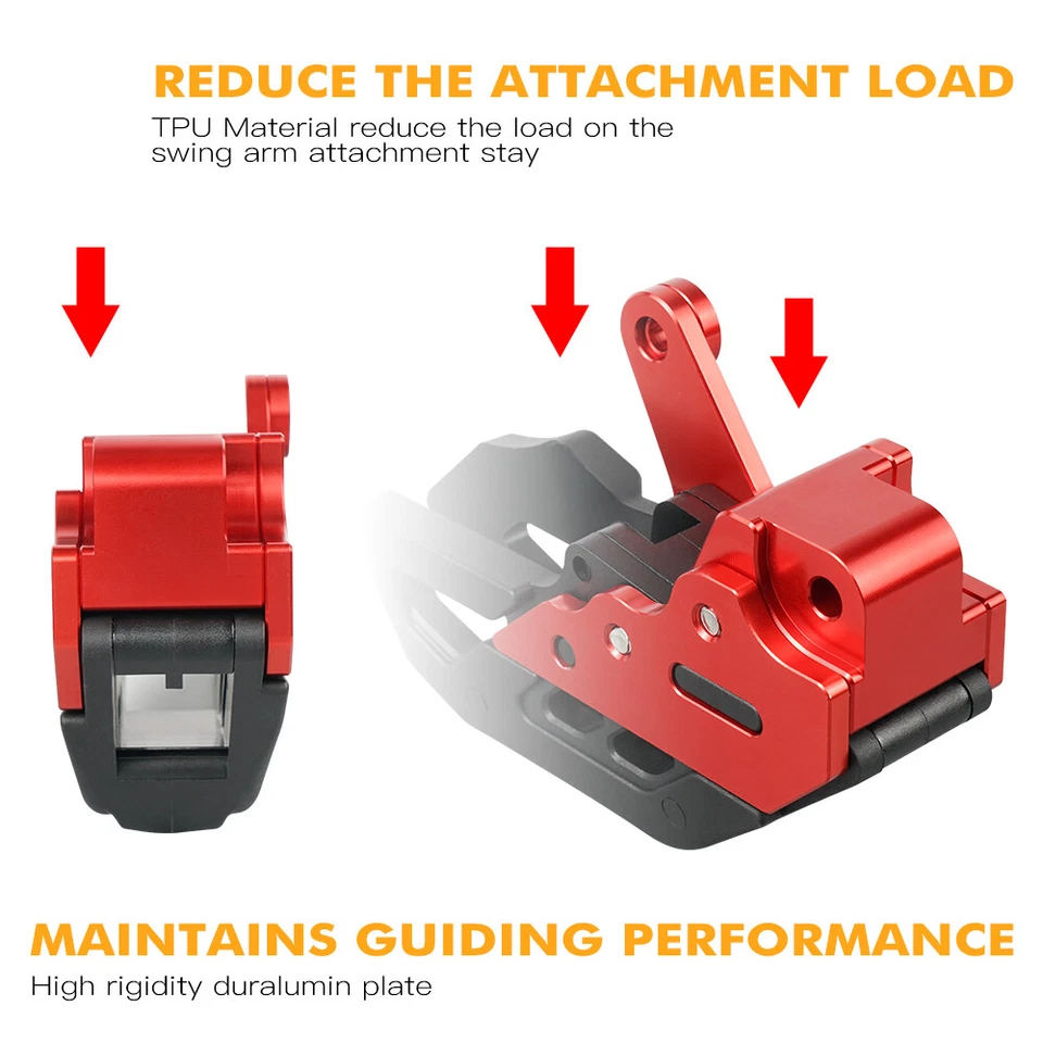 Guía de cadena trasera NICECNC para Beta XTrainer 250 300 RR 350 390 430 450 480 10-24 Foto 3 de 4
