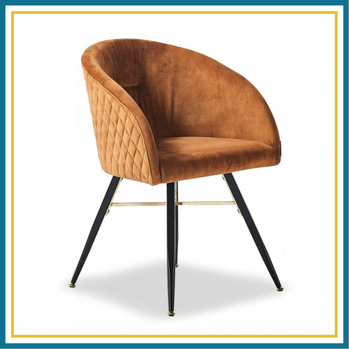 Vittorio LUX Velvet Dining Chair with Padded Seat | Tufted | Modern Retro Chair - Picture 28 of 79