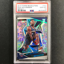 2019-20 Revolution Zion Williamson Rookie Impact 103/149 Psa 10