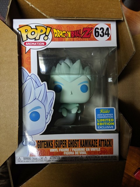Funko Pop! DBZ SDCC 2019 Gotenks Super Ghost Kamikaze Attack COMIC-CON STICKER | eBay