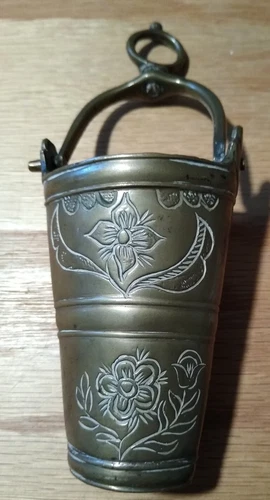 Brass Church Holy Water Vessel Situla From Charleston SC Religion Rare Antique