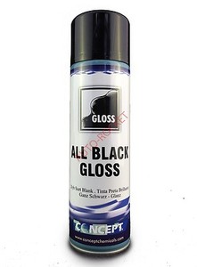 gloss black plastic paint