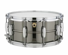 Ludwig LB417 Black Beauty 14 inch x 6.5 Brass Snare Drum