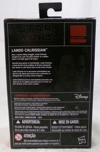 Figura Nueva Sellada Lando Calrissian De La Serie Black De Star Wars 3.75" - Imagen 2 de 2