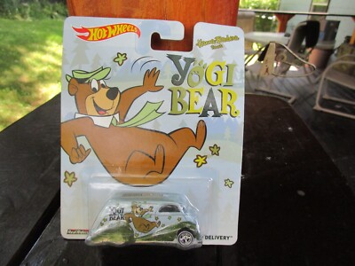 Hot Wheels Yogi Bear Hanna Barbera Deco Delivery Metal Real Riders #BDT03 #0814