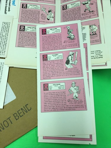 1990 BBC Magazine Repli-Cards Uncut Insert Sheets Lot - Picture 16 of 19