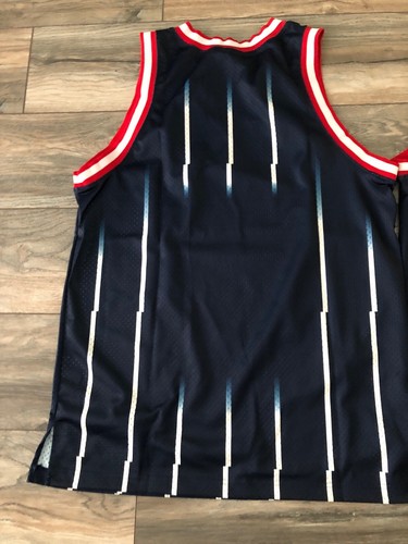 Nueva camiseta en blanco vintage de los Nike Houston Rockets para hombre grande 1995 nave espacial - Imagen 3 de 5