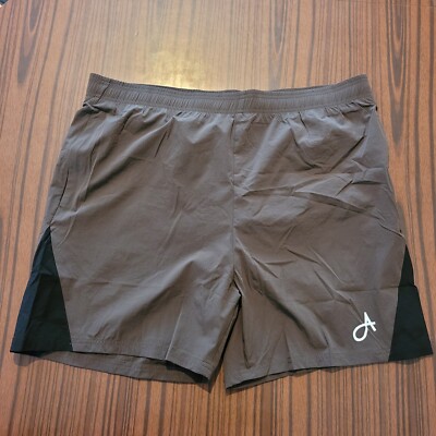 Men's Workout Running Shorts 7'' Athletic Quick Dry Gym Shorts with Zip Pocket M