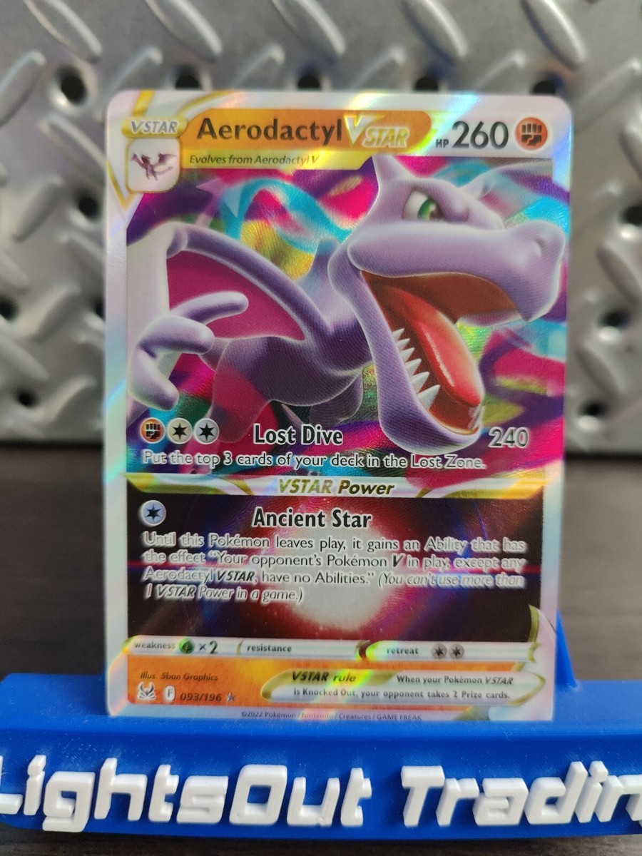 pokemon tcg lost origin 093 196 aerodactyl vstar card Pokémon Aerodactyl VSTAR Lost Origin 093/196 🔥 💎