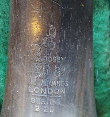 Boosey And Hawkes London Series 2-20 Wood Clarinet, England, Good