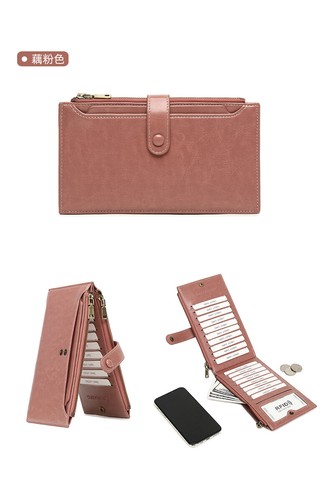 Large Capacity Leather Women Men Wallet Envelope Bag Phone Card Holder Best Gift - Picture 48 of 52