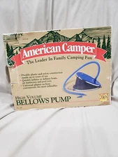 Bellows Air Pump For Air Matress Inflatable Bed Camping Survival Hunting New Old