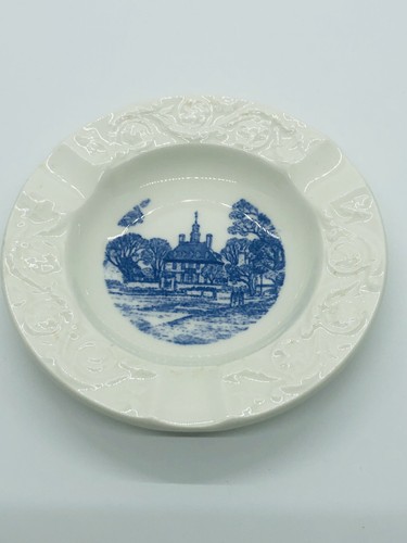 Williamsburg VA Ashtray Governor's Palace Vintage Wedgewood Etruria Barlaston - Picture 8 of 11