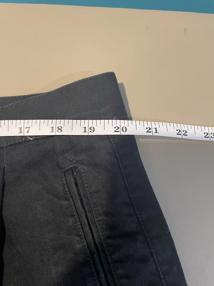 Cambridge Classics Pleated Shorts Men's 42 Black 100% Cotton - Image 4 of 4