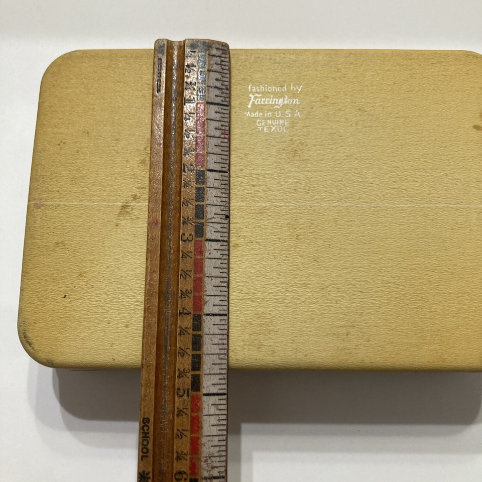 Vintage Jewelry Box Butterflies Travel Farrington 50s Yellow Texol