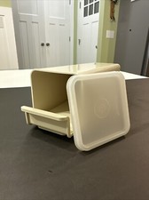 VTG Tupperware Velveeta Block Cheese Keeper w/tray & lid - #1696, 1697, 1698-T16