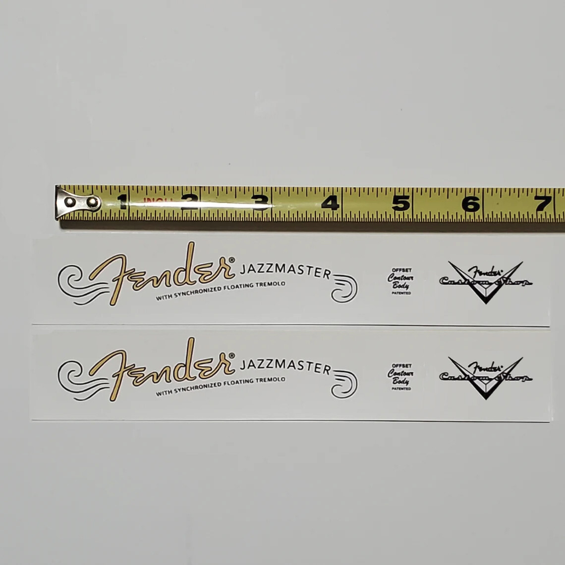 Jazzmaster Headstock Decal Waterslide 60s Guitars NEW Made In USA Non-Metallic | UK