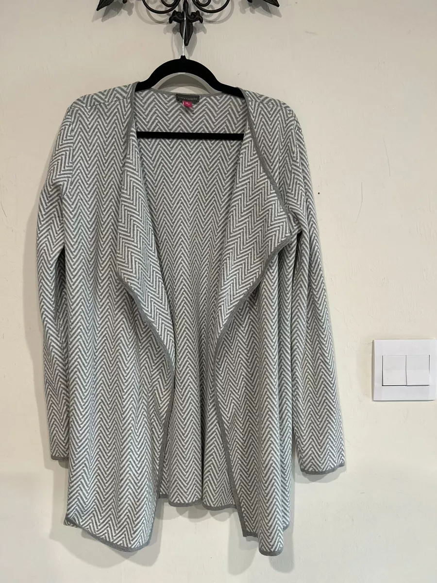 Vince camuto herringbone clearance cardigan