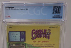 Bible Buffet Nintendo NES 1993 Wisdom Tree New Factory Sealed CGC Graded 8.0 A+