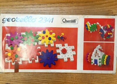 Quercetti Georello 2341 Vintage Gear Game Italy Vintage Toy
