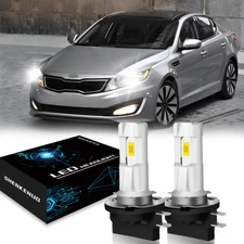 H11B LED Headlight Bulbs Conversion Kit High and Low Beam White Super Bright