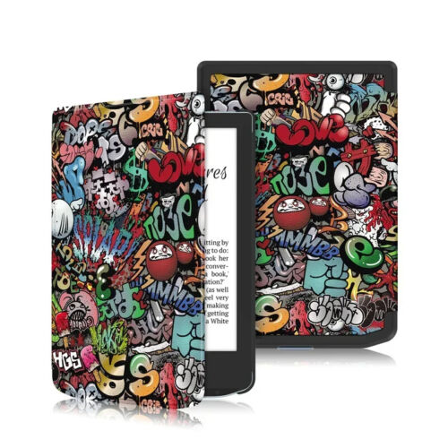For Pocketbook Verse Case PU Leather Hard PC Back Smart Cover for Pocketbook - Picture 32 of 34