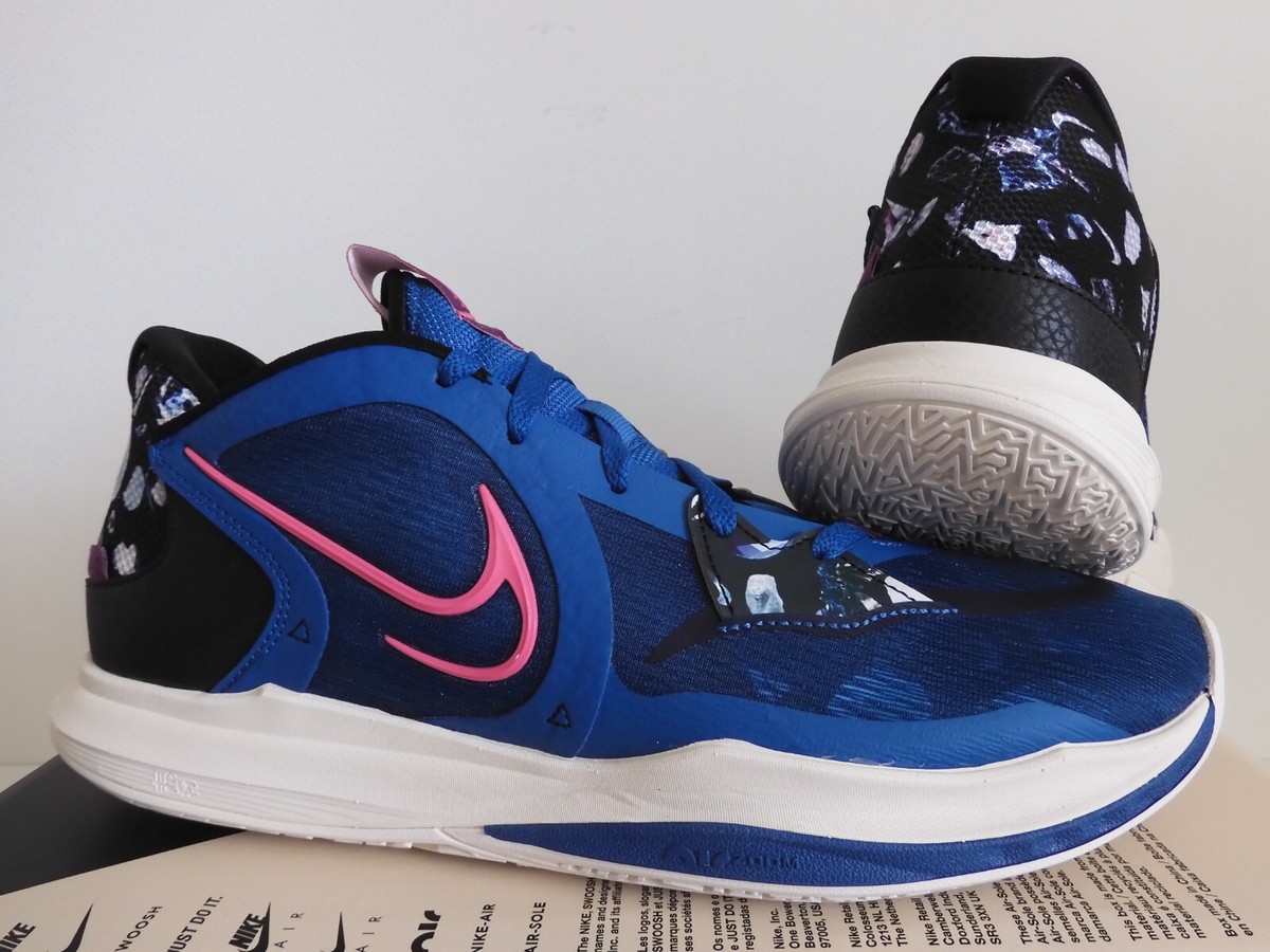 NIKE KYRIE LOW 5 DARK MARINA BLUE-PINKSICLE-BLACK SZ 13 [DJ6012