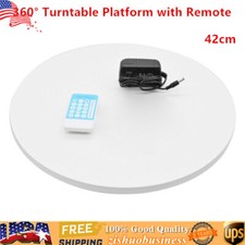 360  Electric Motorized Turntable Platform Rotating Display Stand with Remote
