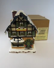 German Bakery Miniature Building by Hubrig Volkskunst "Zuckerbackerei"