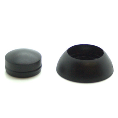 25 x M8 Secure Nut Caps - Schwarz, Mutternkappen, LDPE Kunststoff, Schraubenköpfe