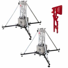 ProX XTP-GSBPACK3-PRO Ground Support Truss Tower Lift Systems Pair idjnow