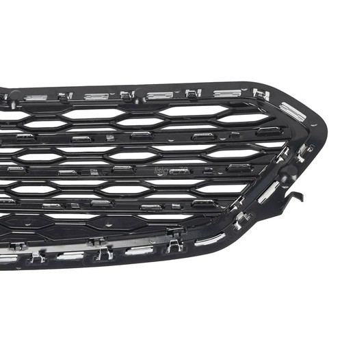 Set of 2 Upper & Lower Bumper Grille Chrome Fit 2016 2017 Chevrolet Equinox - Picture 6 of 15