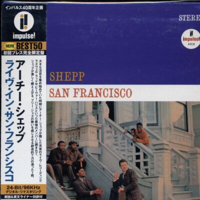 Archie Shepp - Live in San Francisco [2001 Remastered Limited Japan] [New CD]